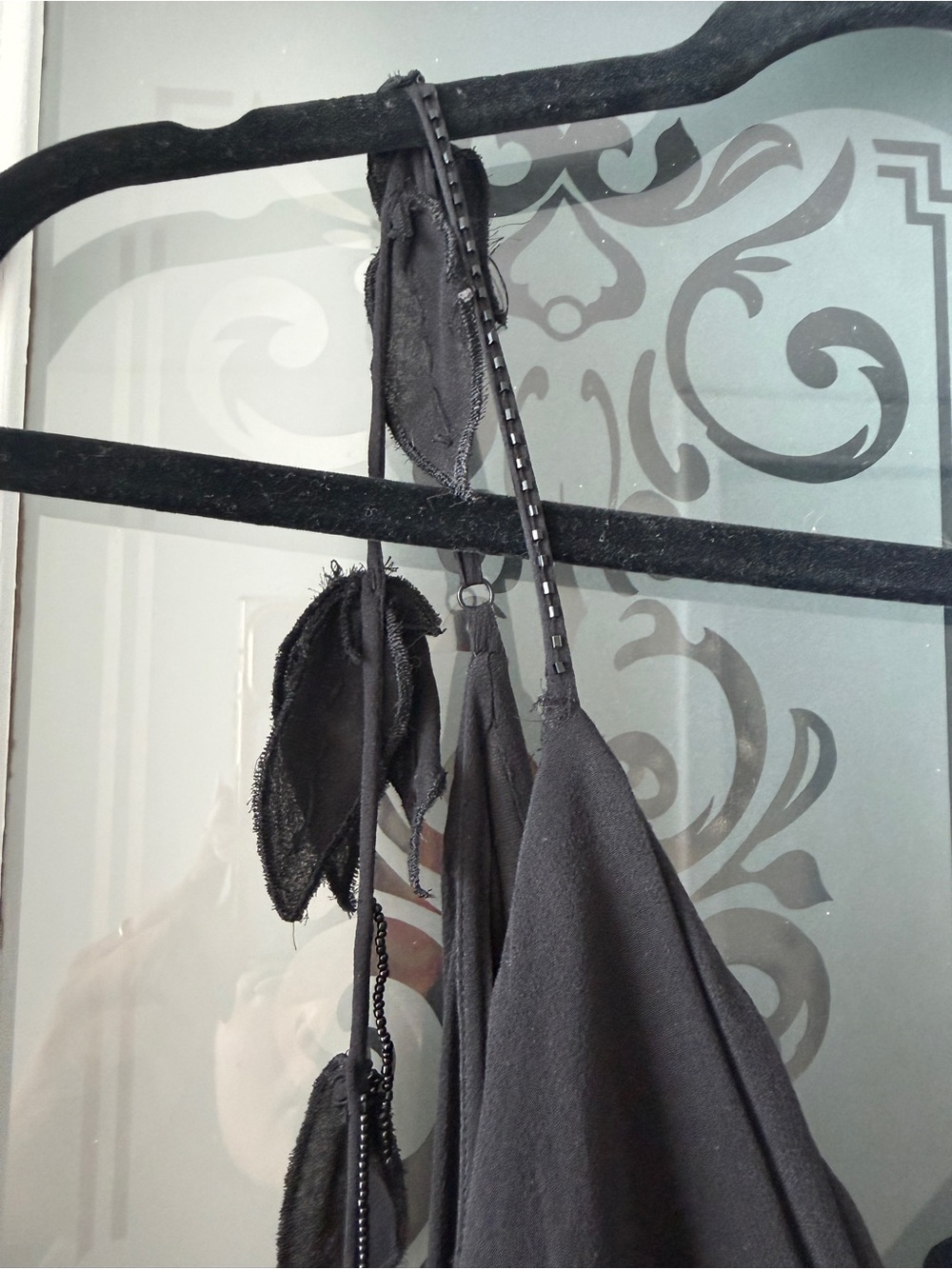Sue Wong Vintage 100% Silk Black Dress - Picture 8 of 8